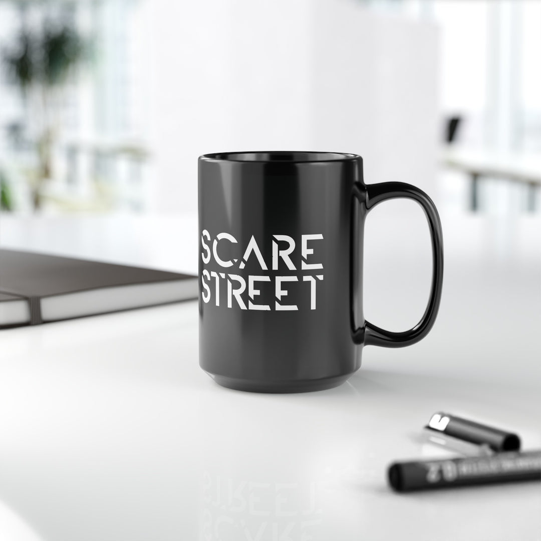 Scare Street Black Mug (15 oz)