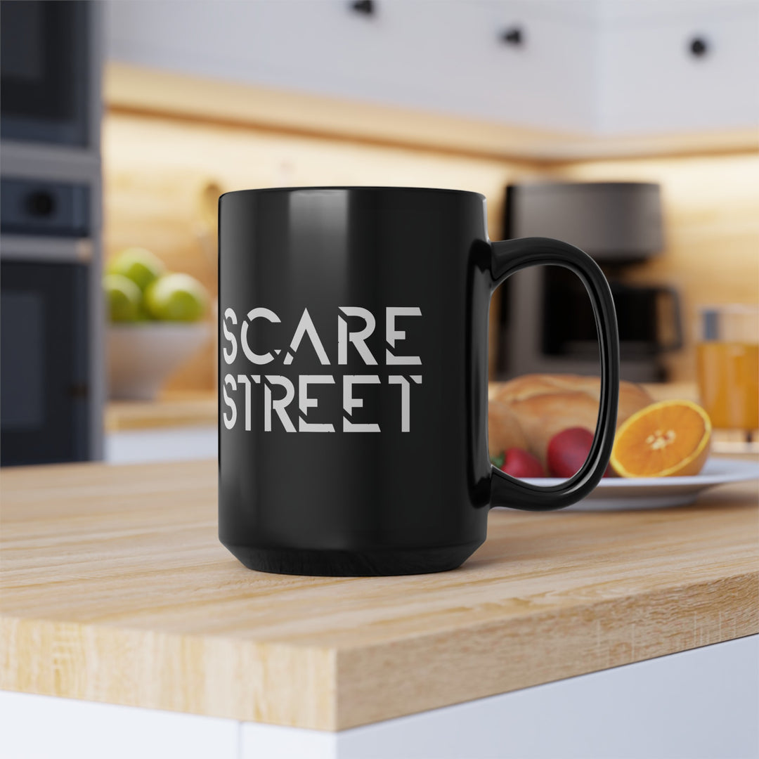 Scare Street Black Mug (15 oz)