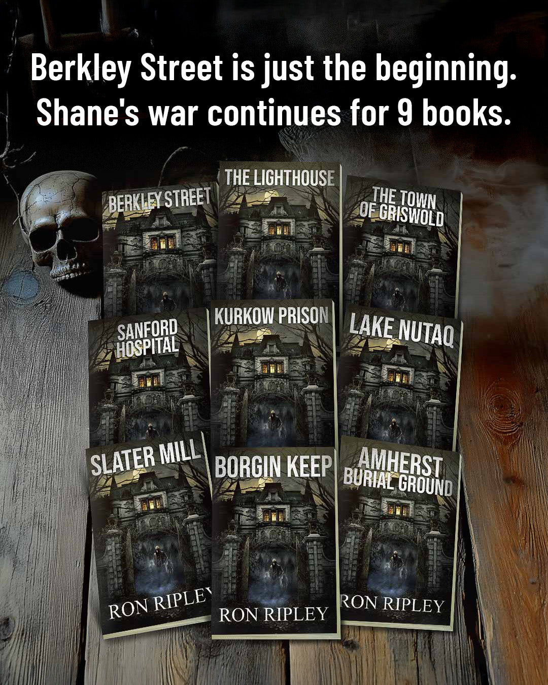 Ron Ripley Writer Berkley Street: Book 1 by Ron Ripley | Scare Street